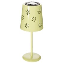 Article Lampe de table solaire LED à motif floral, éclairage d'ambiance extérieur, 28 cm