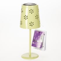 Article Lampe de table solaire LED à motif floral, éclairage d'ambiance extérieur, 28 cm