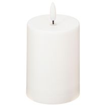 Bougie Solaire Bougie LED avec Minuterie Blanc Blanc Chaud Ø7cm H12.5cm