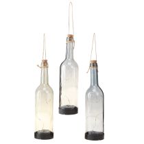Article Lampes solaires d'extérieur LED bouteilles Ø7,5cm H31cm 3pcs