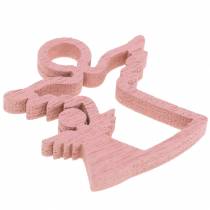 Article Décoration à disperser ange rose/blanc 24 pcs