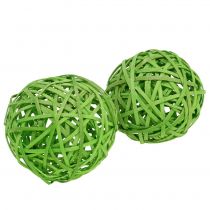 Article Spanball vert clair Ø8cm 4pcs