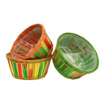 Article Bol à chips rond multicolore Ø 20cm 12 pcs