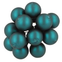 Article Mini boules de Noël en mélange mat brillant avec baies effet miroir, 20 mm, 140 pièces