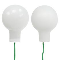 Article Baies miroir Ø2cm blanc mat, brillant 140 pièces