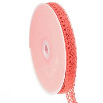 Article Ruban dentelle ruban décoratif Corail L16mm L20m
