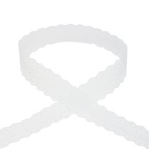 Ruban dentelle ruban cadeau blanc ruban décoratif dentelle 28mm 20m