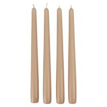 Article Bougies coniques Bougies Wenzel beige 250/23mm 12 pcs