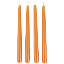 Article Bougies coniques Bougies Wenzel orange 250/23mm 12pcs