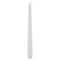 Article Bougies coniques 250/23 bougies blanches 12 pièces