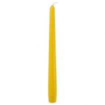 Article Bougies coniques 250/23 jaunes 12 pcs