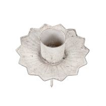Article Bougeoir conique à coller Ø7cm crème 4 pièces