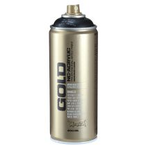 Article Peinture en aérosol noire Montana Gold peinture acrylique en aérosol 400 ml