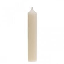 Article Bougie conique blanc crème bougie décoration 120mm / Ø21mm 6pcs