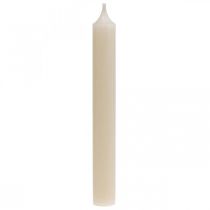 Article Bougie tige bougies cire crème blanche 180mm/Ø21mm 6pcs