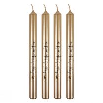Article Bougies de Noël bougies en bâton crème de Noël 25cm 4 pièces
