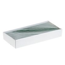 Article Bougie conique vert foncé couleur unie 34 x 240mm 4 pcs