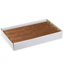 Article Bougies en bâton, bougies unies, caramel, 34x240mm, 4 pièces