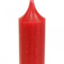 Bougies tige bougies rouges bougie décoration Noël Ø21/170mm 6pcs
