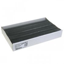 Article Bougies coniques bougies anthracite de couleur unie 34×240mm 4 pcs
