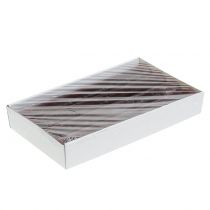 Article Bougies coniques unies, bordeaux, 34 mm x 300 mm, lot de 4