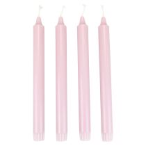 Article Bougies coniques PURE Bougies Wenzel Rose Antique Rose 250/23mm 4 pcs