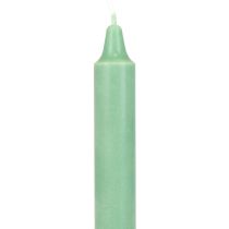 Bougies coniques PURE Bougies Wenzel vert émeraude 250/23mm 4pcs
