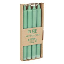 Article Bougies coniques PURE Bougies Wenzel vert émeraude 250/23mm 4pcs