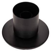 Article Bougeoir conique avec cylindre en verre. Simple et intemporel. 31 cm