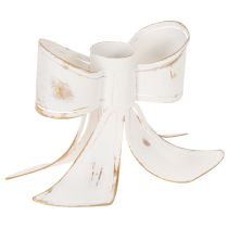 Article Bougeoir vintage en forme de nœud, 12 cm