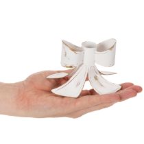 Article Bougeoir vintage en forme de nœud, 12 cm