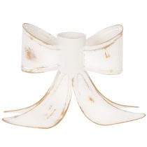 Article Bougeoir vintage en forme de nœud, 12 cm