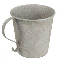 Article Bougeoir conique coupe vintage décoratif gris Ø11cm H11cm