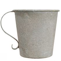 Article Bougeoir conique coupe vintage décoratif gris Ø11cm H11cm