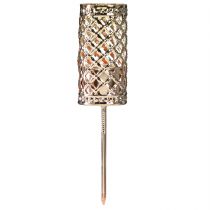 Article Bougeoirs sur tige, dorés, Ø 22 mm, H 10 cm, lot de 4