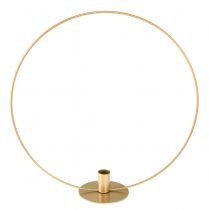Article Anneau décoratif anneau métal bougeoir champagne Ø35cm