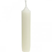 Bougies tiges courtes Bougies crème pour arrangements Ø22/110mm 6pcs