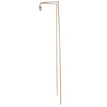 Article Treillis, support pour plantes grimpantes, élément décoratif incurvé pour massifs et pots de fleurs, 75 cm