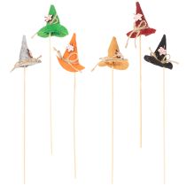 Article Chapeaux de sorcière décoratifs en feutre pour décoration de table automnale, 28 cm, lot de 12