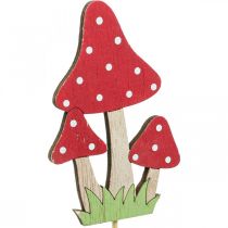 Bouchon fleur champignon décoration champignon automne décoration 10cm 18pcs