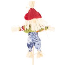 Article Tuteurs à fleurs en forme d'épouvantail pour compositions florales, 37 cm, lot de 6