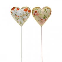Article Bouchon de fleur coeur bouchon décoratif fleurs de coeur 8×1,5×8cm 4 pcs
