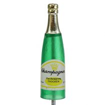 Article Bouchon bouteilles de champagne marron, vert, jaune 7,5cm L28,5cm 10 pièces