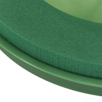 Article Couronne en mousse florale avec bol en mousse florale humide Ø29cm 2 pcs