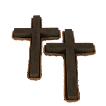 Article Croix en mousse florale OASIS® Renewal® Biolit® Memorial Floristry 42 cm (2 pièces)