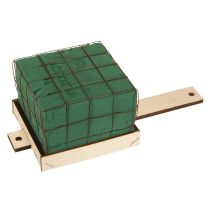 Article Brique en mousse florale Florette Eco avec bois 10×10cm