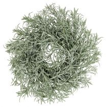Couronne décorative Ø30cm avec vert pailleté