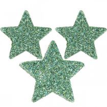 Article Décoration à parsemer Étoiles de Noël étoiles à parsemer vert Ø4/5cm 40p