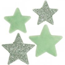 Article Décoration à parsemer Étoiles de Noël étoiles à parsemer vert Ø4/5cm 40p