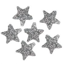 Article Star Glitter 1,5cm à saupoudrer argent 144pcs